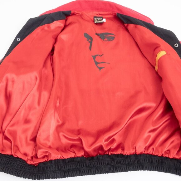 Elvis Presley Varsity Jacket Graceland Exclusive Authentic TCB Made in USA Large - Picture 9 of 13